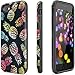 VeaYook for iPhone 8 iPhone 7 Slim Dual Layer Protection with Ring Holder Kickstand Anti-Scratch Anti-Finger Shockproof Hybrid with Soft TPU Interior Resistant Protective (Glittery Pineapple)