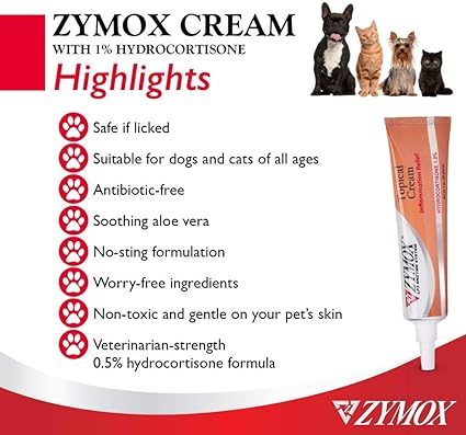 dog licking hydrocortisone cream