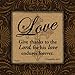 Love Faith Joy Believe Religious Bible Prints by Todd Williams; 4-12x12