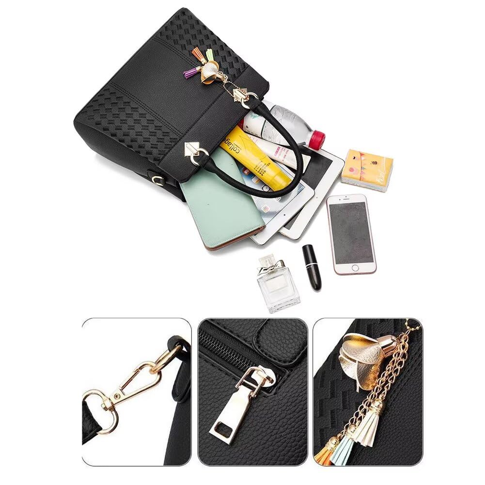 Quntum A.E Women's Shoulder Bag, Handbag, PU Leather, Cross-body Bag, 2-way Bag, Commuting to Work or School, Parties, After-parties, Casual, Work