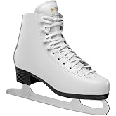 Roces Women's/Misses/Girls Stainless Steel Figure Blade Anatomically Shaped Mid-Cut Paradise Ice Skates with Lacing Closure