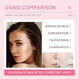 LAIKOU Sakura Skincare Gift Set 6pcs Cleanser Toner Serum Cream Eye Sunscreen view 7