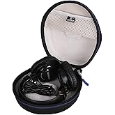 Tourmate Hard Travel Case for M-Audio HDH40 Over Ear Headphones/SteelSeries Arctis 3 Console - Stereo Wired Gaming Headset/Turtle Beach Recon Spark Gaming Headset, Protective Carrying Storage Bag