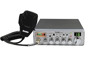 RoadKing RKCBCLASSIC 40 Channel Classic CB Radio with Large Digital Display and Illuminated SWR/RF Meter