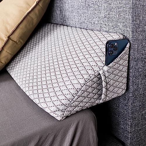 EPHEDORA XL Bed Wedge Stopper Pillow for Headboard Gap (08"), Queen
