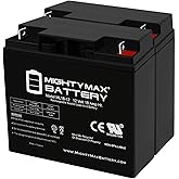 Mighty Max Battery 12V 18Ah Replaces RBC7 SU1400 SUA1500 SU700 APC Cartridge - 2 Pack