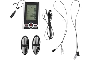 Exercise Bike Monitor Speedometer for Stationary Bikes & Elliptical Trainers – LCD Display with Time, Speed, Calories, Mileag