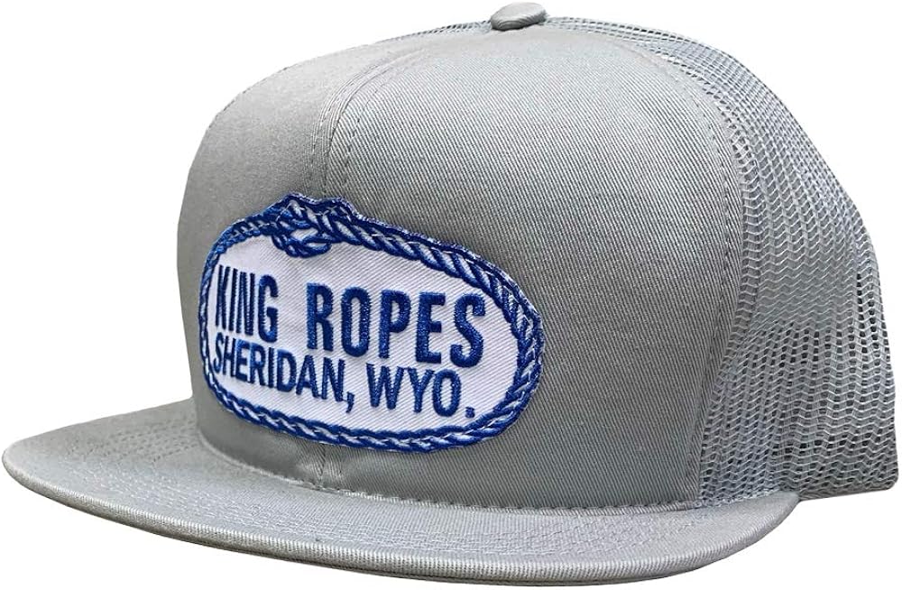 King Ropes Adjustable Snapback Trucker Hat (Grey/Grey) Amazon.ca