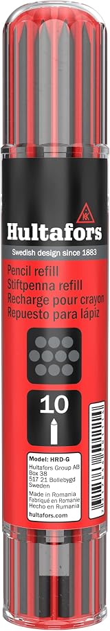 Hultafors Deep Hole Marker Refill Set Grey 10 pcs in Dispenser 2.8 mm view 5