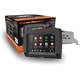 Power Acoustik HD-14KIT 7&rdquo; Replacement Motorcycle Head Unit for 2014+ Harley-Davidson Touring Motorcycles, Wireless Apple Carplay &amp; Android Auto, Touchscreen with Bluetooth and Handlebar Control