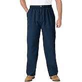 KingSize Men's Big & Tall Knockarounds Full-Elastic Waist Pants