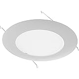 6 Inch Recessed Can Light Shower Trim Frosted Glass Albalite Lens White 635040421975 Ebay