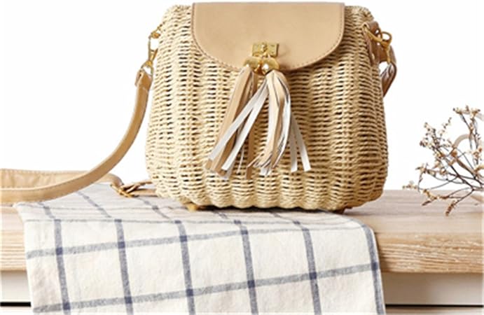 Bolsos mimbre amazon Clearance