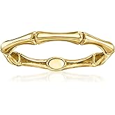Ross-Simons Italian 10kt Yellow Gold Bamboo-Style Ring