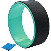 NGT Yoga Wheel 13 inch Yoga Wheel for Back Pain Strongest and Most Comfortable Dharma Yoga Prop Wheel with Free Yoga Bands