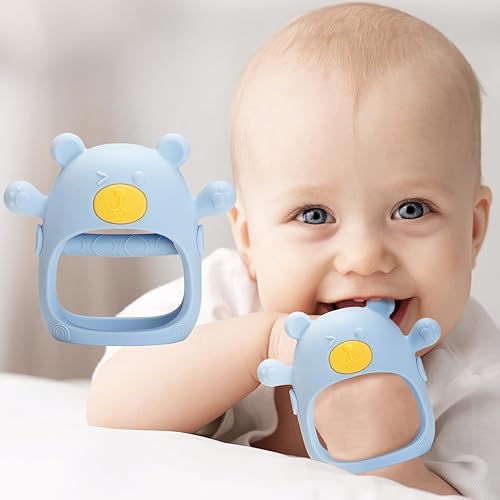 Never Drop Baby Teething Toy for 0-6 Month Infants, Dust-Proof