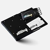 Milky Ultra Lactose Intolerance Pills - 21,000 FCC - Extra Strength Dairy Relief for Lactose Intolerance - Lactase Enzyme Tablets - Portable Credit Card Sleeves (48 Count - Cosmic Black)