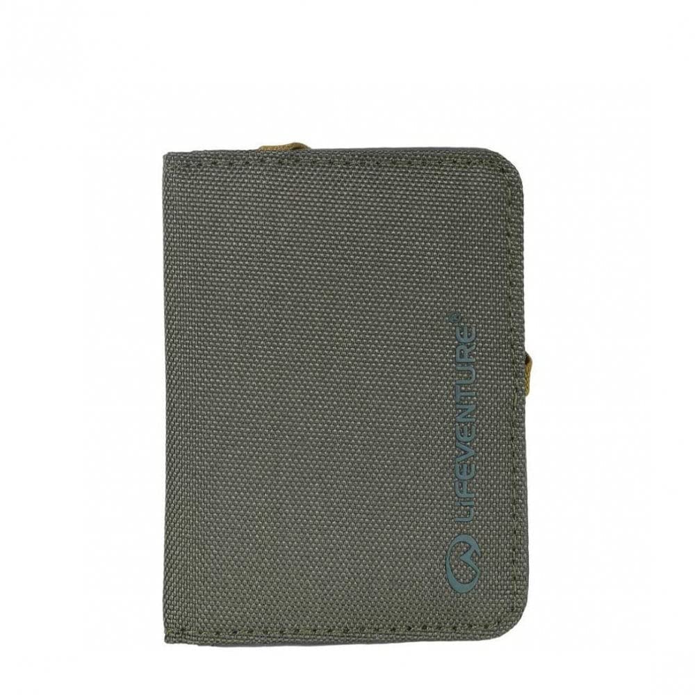 Lifeventure RFID Protected Card Wallet — Slim Wallet for Travel, Eco-Friendly, Recyclable Material (Olive)