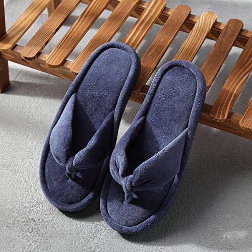 INFLATION Women's Thong Flip Flops House Indoor Slippers Fluffy Slippers Slip on Outdoor Slippers for Women