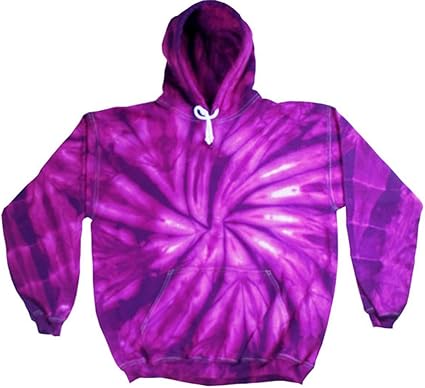 tie dye purple sweatshirt