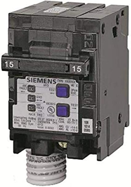 Siemens Q215AFCP 2-Pole 120-Volt combination type arc fault circuit