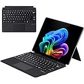 Sooguard Microsoft Surface Pro Keyboard for 11/10/9/8/X, 13" Ultra-Thin Detachable Bluetooth Type Cover with 7-Color Backlit, Multi-Touch Trackpad &amp; Pen Holder
