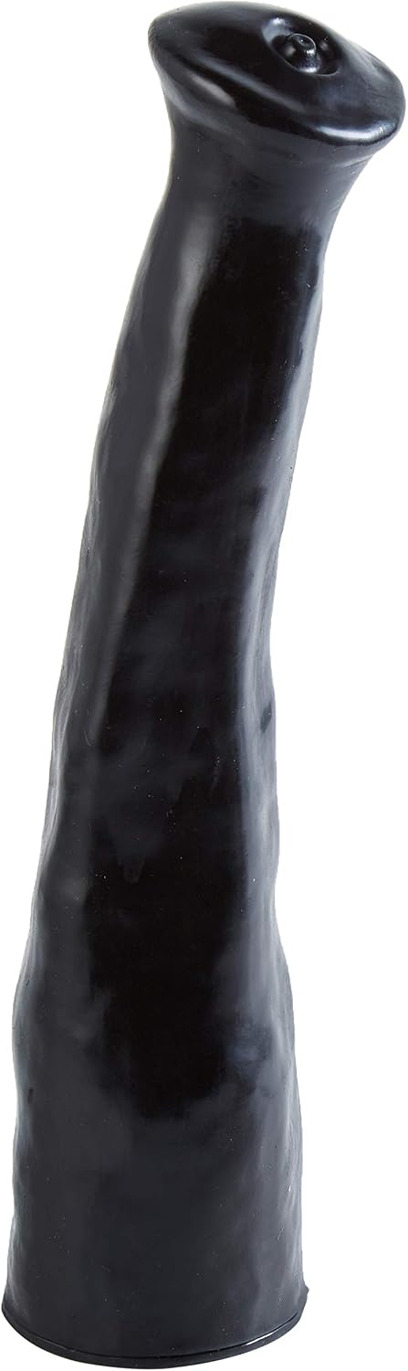 Animals Zebra Dildo, 21 cm, Black