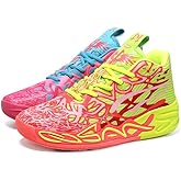 Basketball Shoes for Womens Mens Colorful Volleyball Fashion High Top Breathable Lightweight Grip Indoor Outdoor Sport Sneakers for Unisex