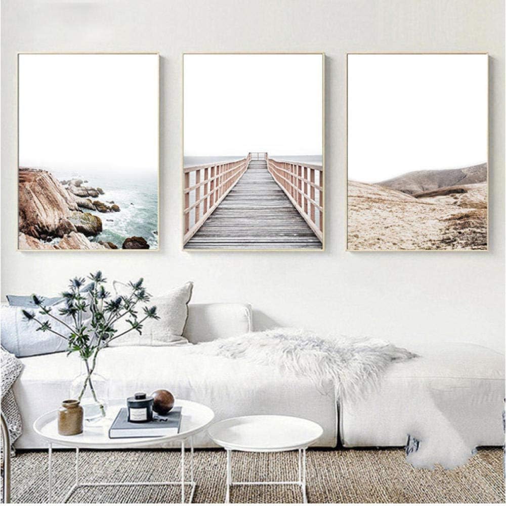 Cartel de Paisaje Natural Decoración nórdica Lienzo Impresión de Arte