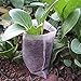 NUOMI 400 Pieces Seeding Bags Small Plant Grow Bags Non-Woven Seedling Raising Pots Gardening Supply for Home Garden, Breathable, Euphotic, 10×8 cmthumb 3