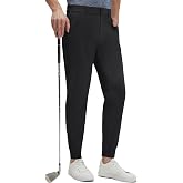 M MAELREG Men's Golf Joggers Pants with 5 Pockets Slim Fit Stretch Sweatpants with Belt Loops Travel Casual Pants for Men