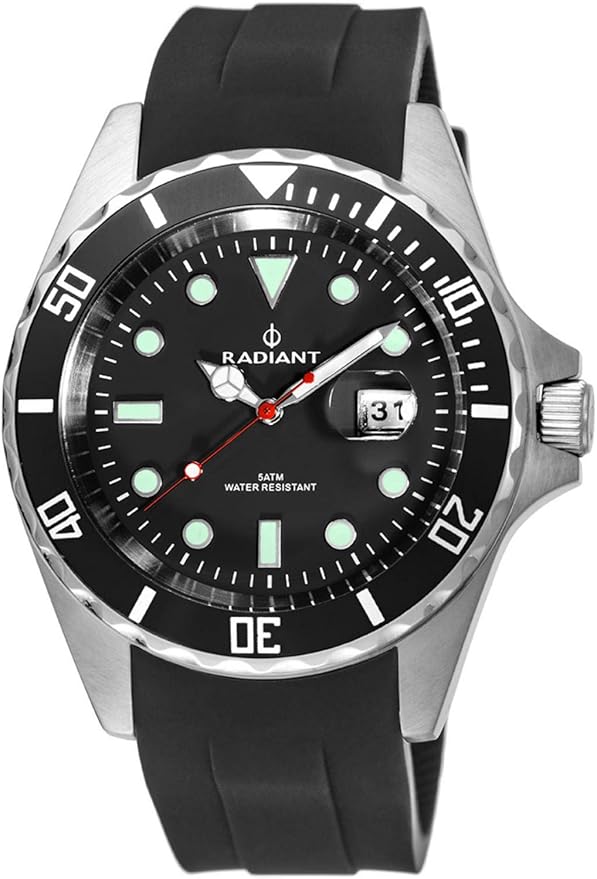 Radiant Reloj Analógico para Hombre de Cuarzo con Correa en Caucho RA410601