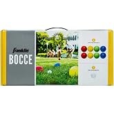 Franklin Sports Bocce Ball Set &mdash; 8 All Weather Bocce Balls and 1 Pallino &mdash; Beach, Backyard Lawn or Outdoor Party Game &mdash; Professional, American, and Starter Set Options