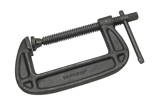 Taparia 1261-4 Steel C-Clamp (Grey)