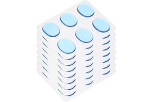 MECCANIXITY 48 Pcs Drum Dampeners Gel Pads Silicone Mute Pads Drum Silencers Drum Dampeners Moon Gels Blue 33x26x3mm for Drum