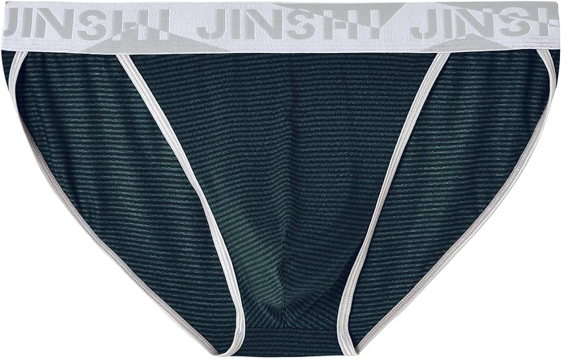 JINSHI Men's Bulge Pouch Briefs Sexy Low Rise Breathable Mesh Enhancing Pouch Bikini Briefs for Men at  Men’s Clothing store