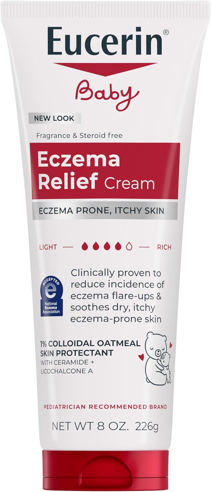 Eucerin Baby Eczema Relief Body Cream 5 Oz Steroid Free Fragrance Free