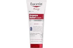 Eucerin Baby Eczema Relief Body Cream, Fragrance Free Baby Eczema Cream, 8 Oz Tube