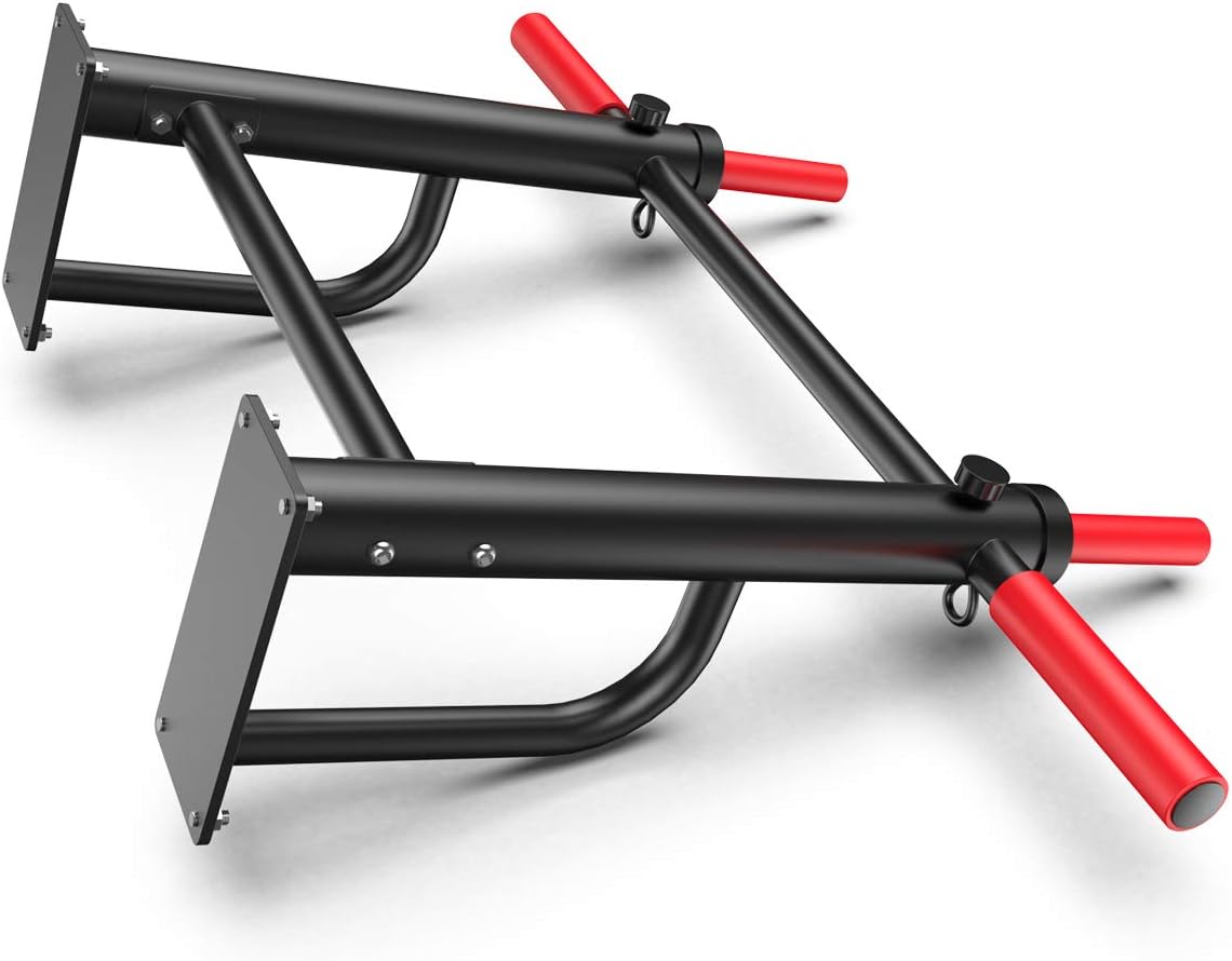 KFK Pull Up Bar Wall Mounted Strength Training Pull-Up Bars Exercise Bar Fitness Equipment : Sports & Outdoors