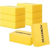 POWERTEC Large Square Grout Sponge &ndash; Professional Tile Grout Removal Cleaning Sponge &ndash; Heavy-Duty Absorbent Sponges, Multi-Purpose Cleaning Tool for Floors, Kitchen, and Bathroom &ndash; 8PK (72106-P2)