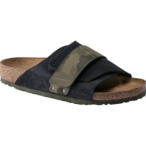 Amazon.com | Birkenstock Kyoto Navy Suede 41 R EU | Sandals