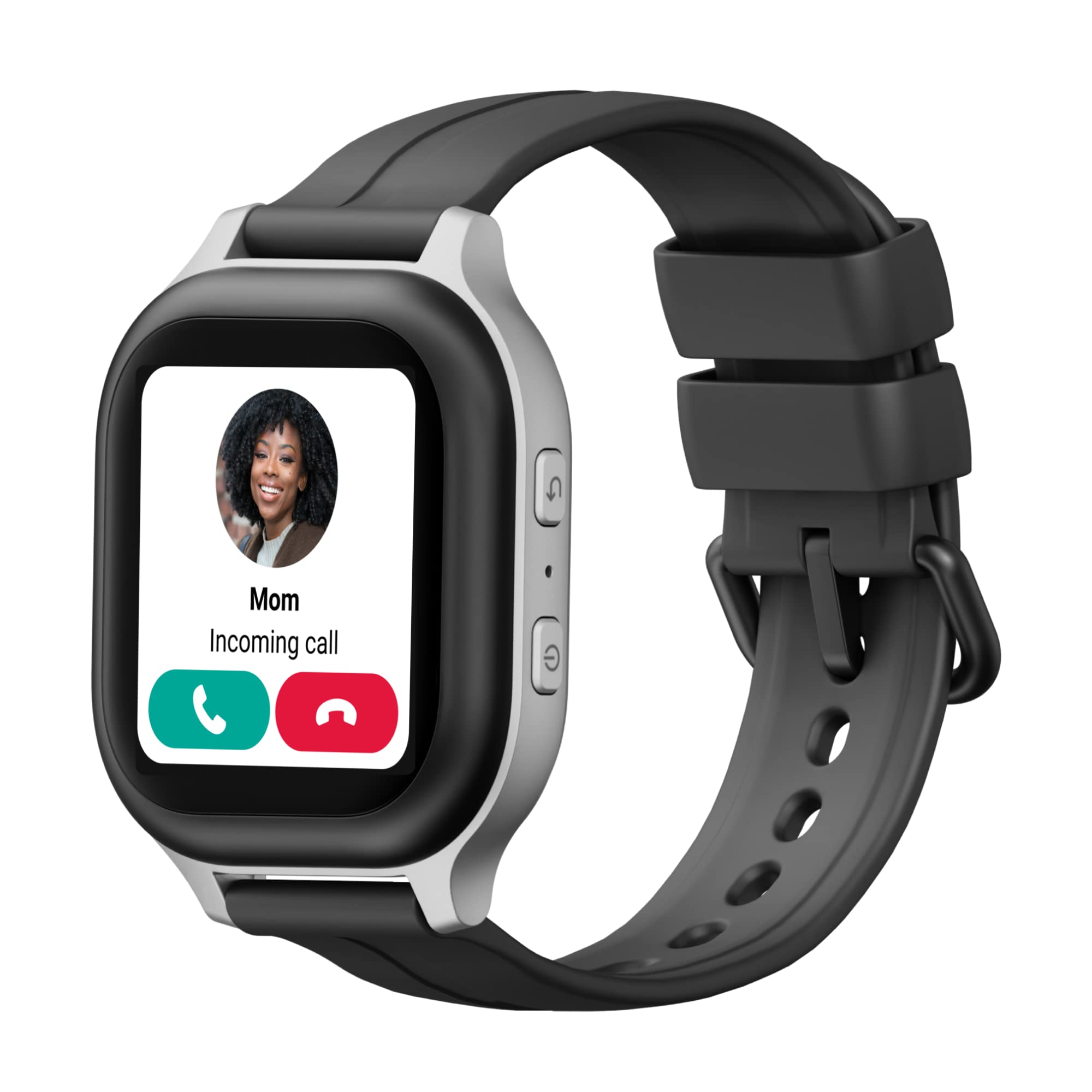 Gabb Watch 2 Smart Watch for Kids -Silver, GPS Tracker, Safe Cell Phone, Talk/Text Ability, Parental Controls, No Social Media, SOS Button, Not a Toy, Ages 6 and Up