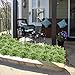 GTIDEA 4PCS Artificial Fake Plants Outdoor Faux Plastic Cedar Shrub Greenery Bushes Home Office Garden Table Centerpieces Decor