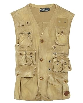 Ralph Lauren Weste Outdoorweste Jagdweste Khaki Herren