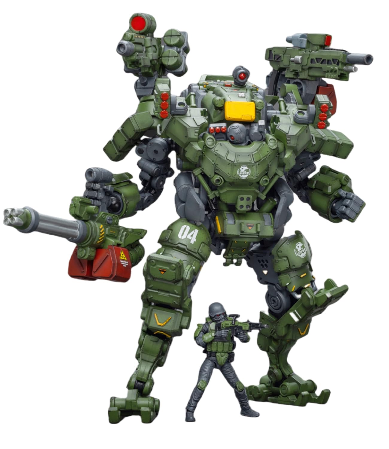 HiPlay JoyToy Dark Source Collectible Figure: God of War 86-II 04 Heavy Firepower Defense Mech 24cm Action Figures JT6229