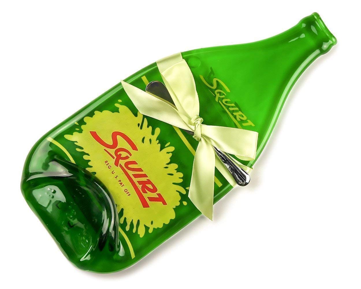 Large Vintage Squirt Melted Bottle Cheese Tray with Cheese