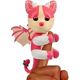 Adopt Me! x Fingerlings, Adopt Me! Strawberry Shortcake Bat Dragon, Legendary Interactive Pet with 40+ Sounds &amp; Reactions (Ages 5+)