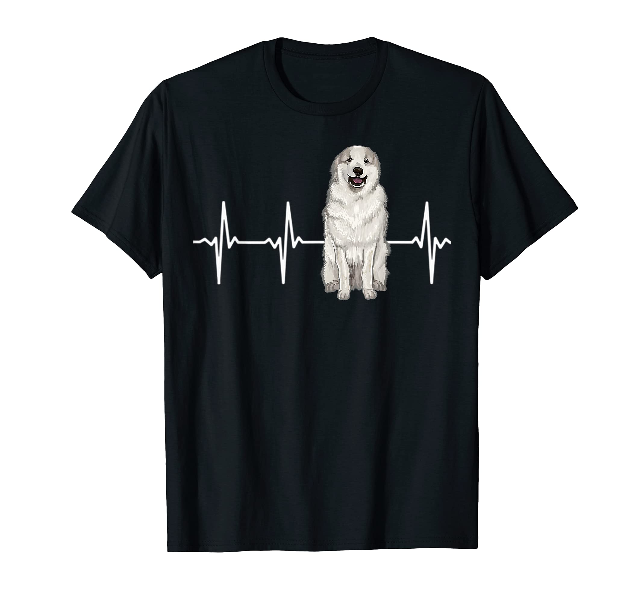 Great Pyrenee Heartbeat Dog Lover T-Shirt