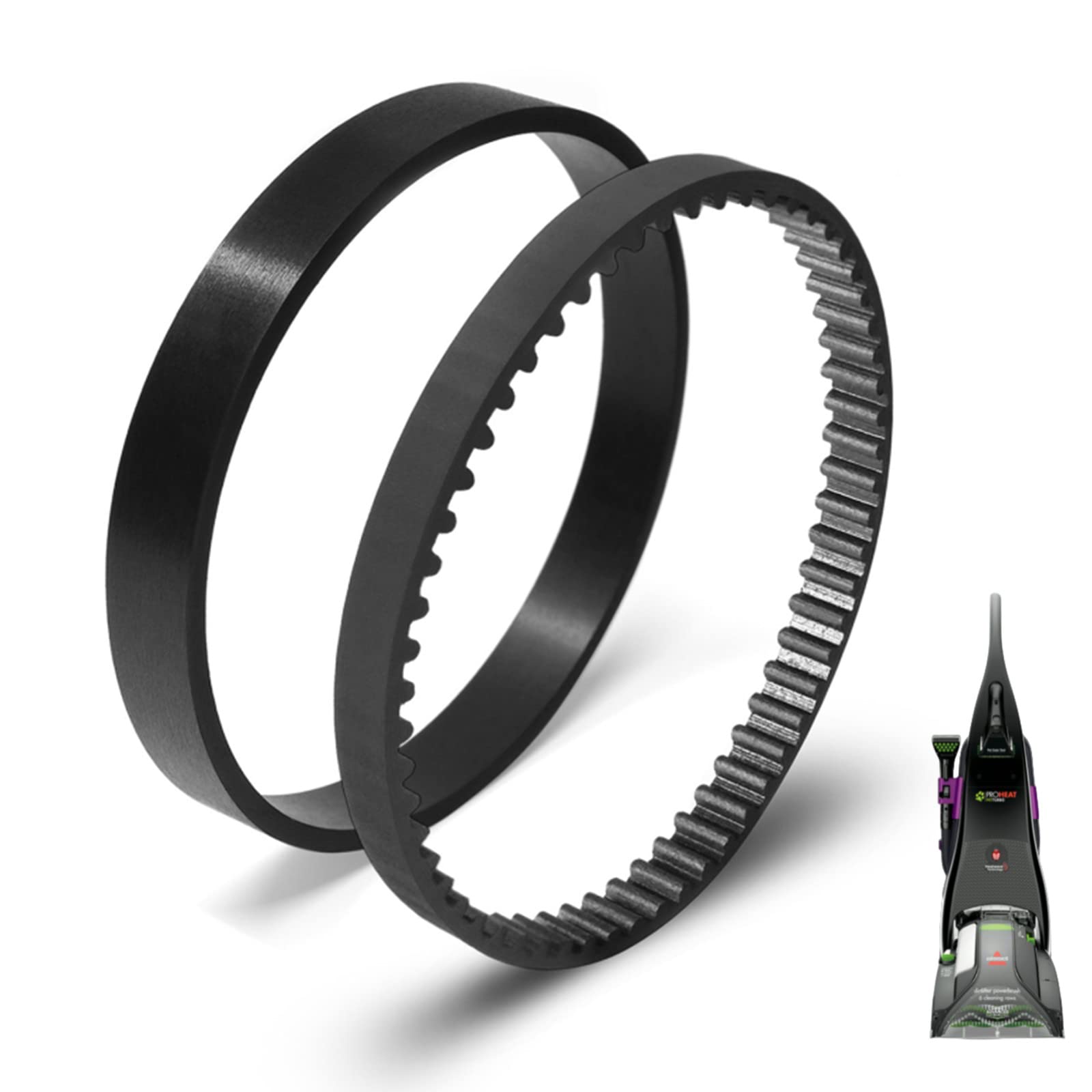 Belts 6960W Replacement for Bissell Proheat Vacuum Model 1694W 1697 1698 1699 1799 1846 7901 7920 7950 8806 8905 and 8910 Series, Replace Parts 0150621 and 2150628