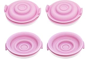 Yeabetter 4 Pack Pump Seals Compatible with Elvie Wearable Breast Pump, Elvie Diaphragm, Replacement Parts, Silicone Membrane, Pump Accessories, Not Original Breast Pump Parts